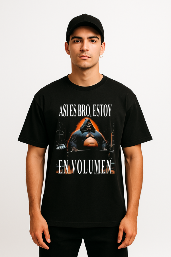 PLAYERA CALACAS GYM ESTOY EN VOLUMEN UNISEX MANGA CORTA