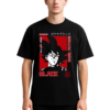 PLAYERA ANIME DRAGON BALL BLACK GOKU MANGA CORTA
