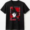 PLAYERA ANIME DRAGON BALL BLACK GOKU MANGA CORTA