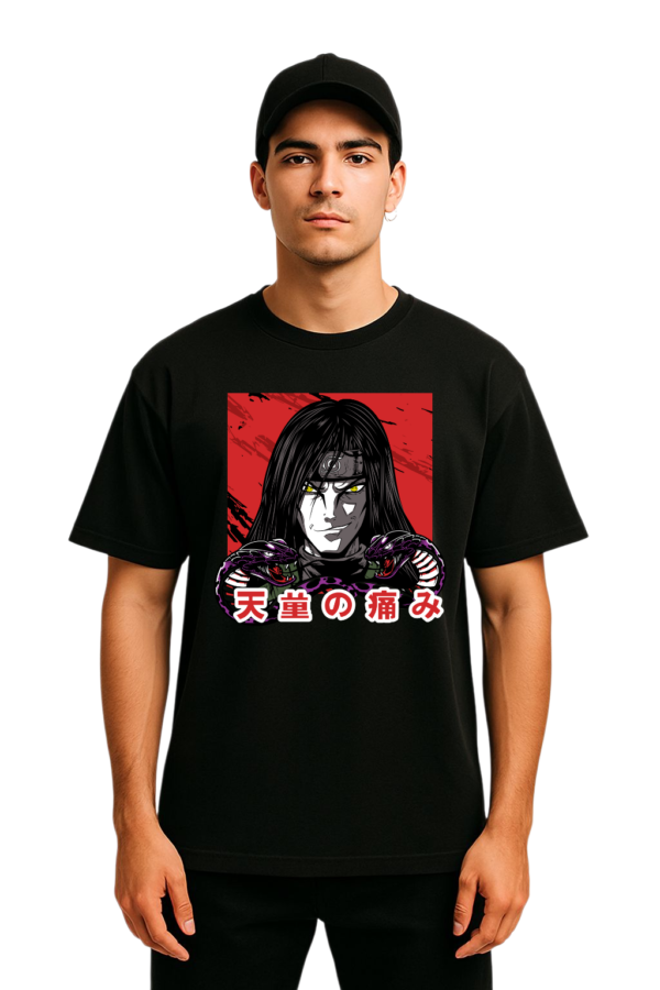 PLAYERA ANIME NARUTO OROCHIMARU MANGA CORTA