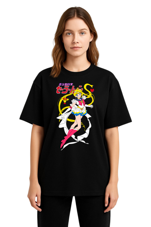 PLAYERA SAILOR MOON UNISEX MANGA CORTA