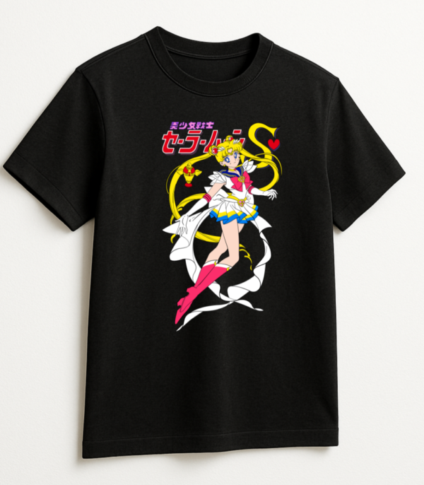 PLAYERA SAILOR MOON UNISEX MANGA CORTA