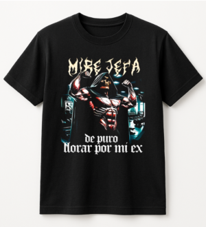 PLAYERA CALACAS GYM UNISEX MANGA CORTA MIRE JEFA