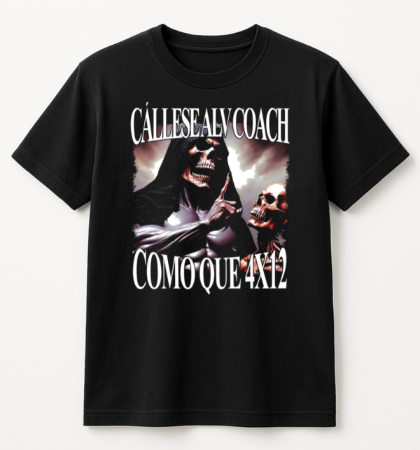 PLAYERA CALACAS GYM 4X12 UNISEX MANGA CORTA