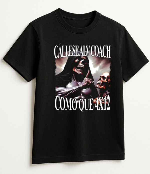 PLAYERA CALACAS GYM 4X12 UNISEX MANGA CORTA
