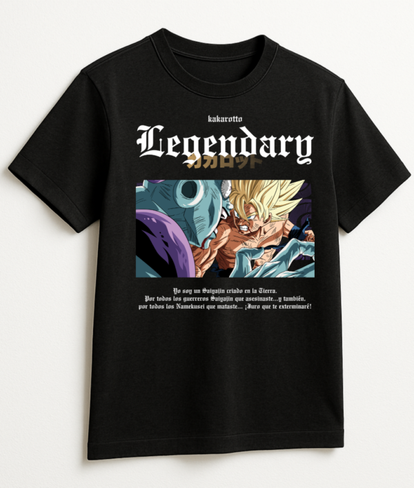 PLAYERA ANIME DRAGONBALL GOKU VS FREEZER MANGA CORTA
