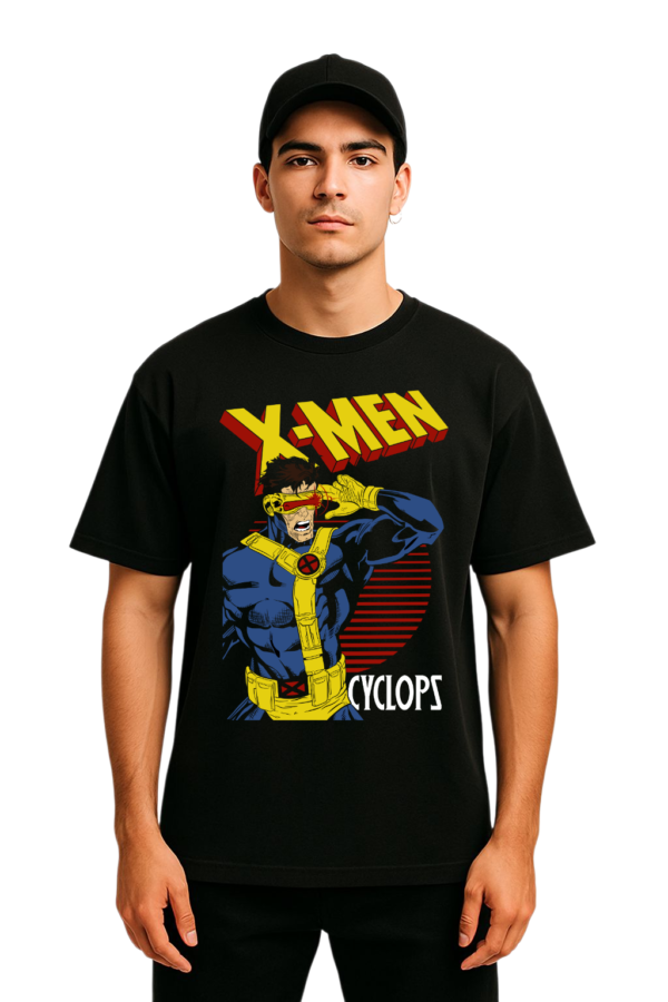 PLAYERA XMEN 90S CICLOPE UNISEX MANGA CORTA