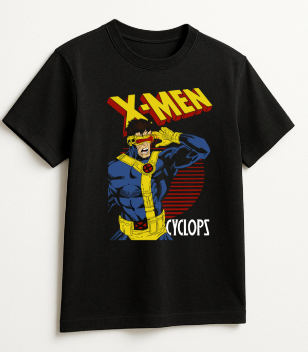 PLAYERA XMEN 90S CICLOPE UNISEX MANGA CORTA