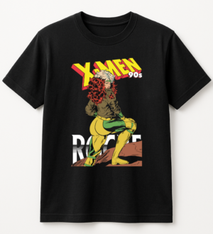 PLAYERA XMEN 90S ROGUE UNISEX MANGA CORTA