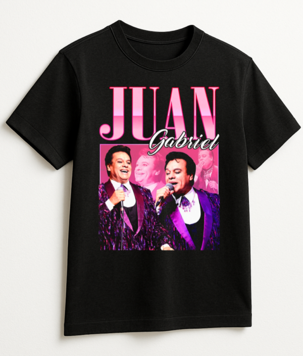 PLAYERA JUAN GABRIEL UNISEX MANGA CORTA