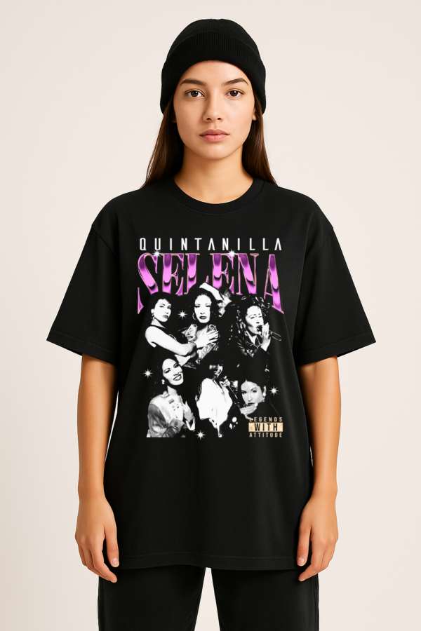 PLAYERA SELENA QUINTANILLA UNISEX MANGA CORTA