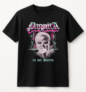PLAYERA PAQUITA DEL BARRIO UNISEX MANGA CORTA