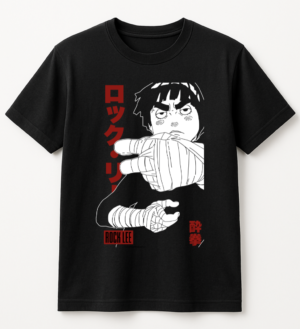 PLAYERA ANIME NARUTO ROCK LEE UNISEX MANGA CORTA