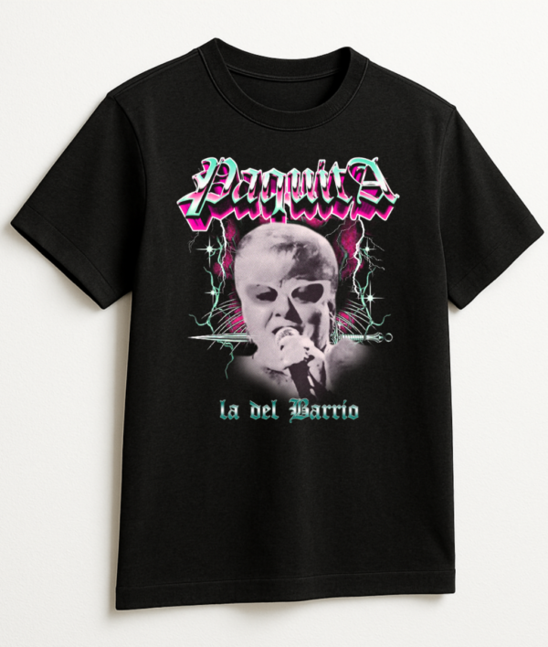 PLAYERA PAQUITA DEL BARRIO UNISEX MANGA CORTA