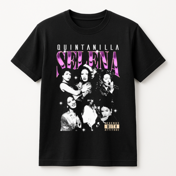 PLAYERA SELENA QUINTANILLA UNISEX MANGA CORTA