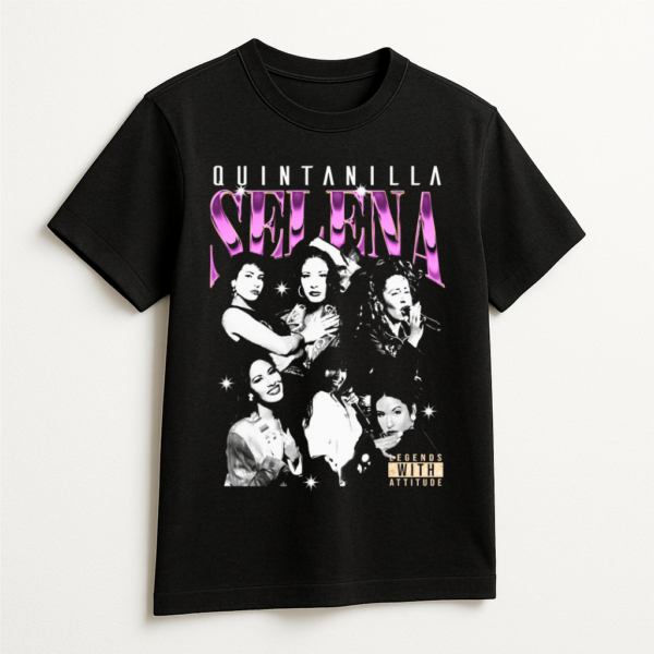 PLAYERA SELENA QUINTANILLA UNISEX MANGA CORTA