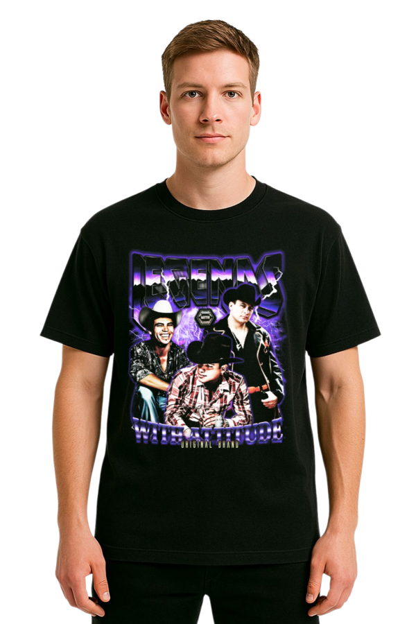 PLAYERA LEYENDAS DEL CORRIDO MANGA CORTA