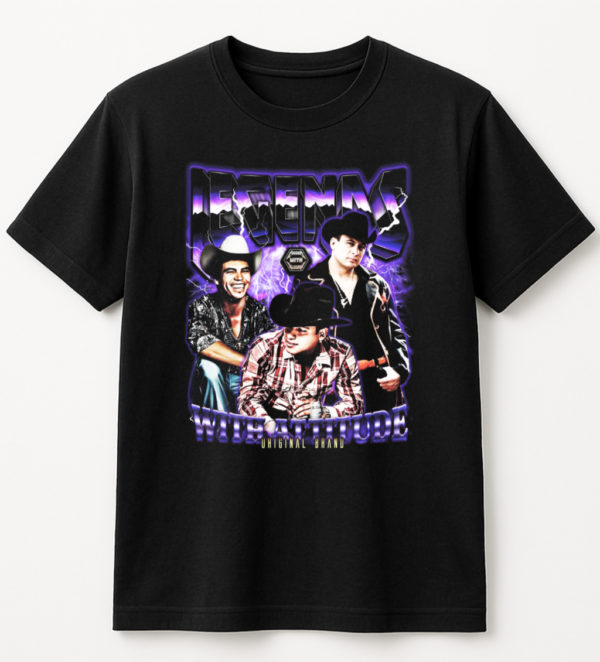 PLAYERA LEYENDAS DEL CORRIDO MANGA CORTA