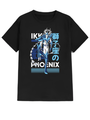 PLAYERA ESTAMPADA ANIME IKKI PHOENIX BLUE