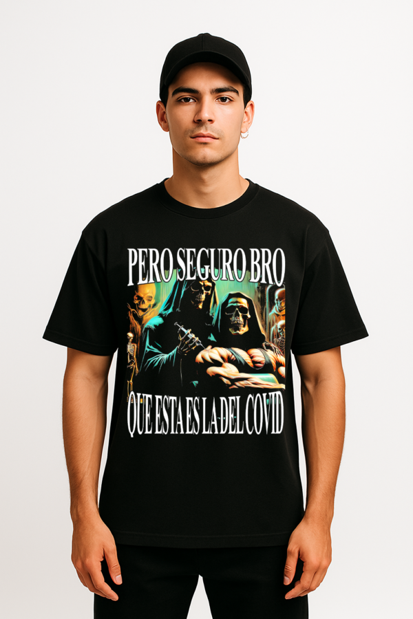 PLAYERA CALACAS GYM SEGURO BRO UNISEX MANGA CORTA