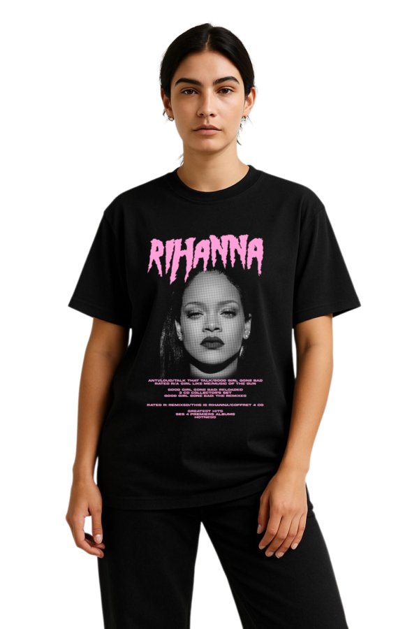 PLAYERA RIHANNA UNISEX MANGA CORTA