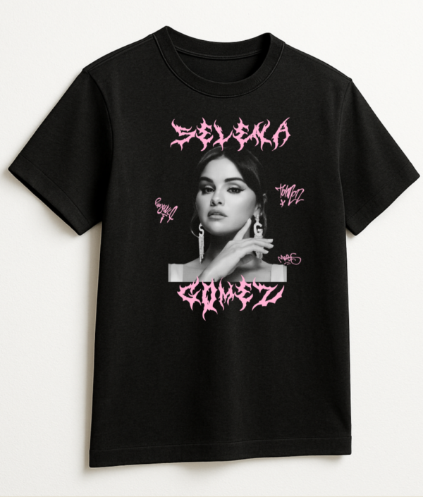PLAYERA SELENA GOMEZ UNISEX MANGA CORTA