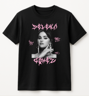 PLAYERA SELENA GOMEZ UNISEX MANGA CORTA