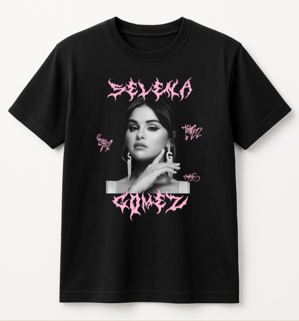 PLAYERA SELENA GOMEZ UNISEX MANGA CORTA
