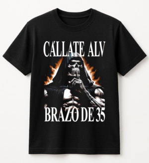 PLAYERA CALACAS GYM UNISEX MANGA CORTA BRAZO 35