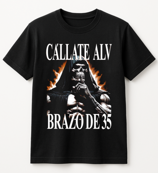PLAYERA CALACAS GYM UNISEX MANGA CORTA BRAZO 35