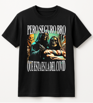 PLAYERA CALACAS GYM SEGURO BRO UNISEX MANGA CORTA
