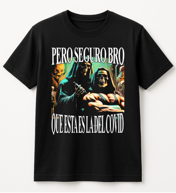 PLAYERA CALACAS GYM SEGURO BRO UNISEX MANGA CORTA
