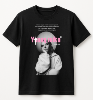 PLAYERA YOUNG MIKO UNISEX MANGA CORTA
