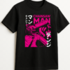 PLAYERA ANIME CHAINSAW MAN PINK UNISEX MANGA CORTA
