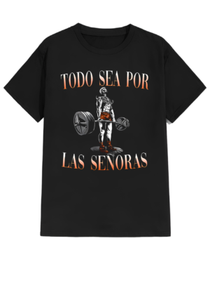 PLAYERA CALACAS CHIDAS GYM UNISEX TODOS SEA POR LAS SEÑOS