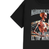 PLAYERA ESTAMPADA GYM BOXY FIT CALACAS CHIDAS TOP MUNICIPAL