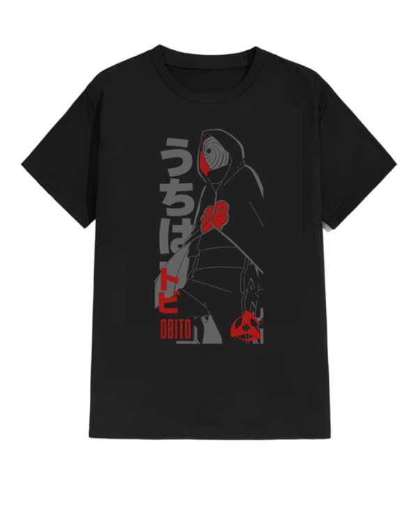 PLAYERA ANIME OBITO UNISEX MANGA CORTA