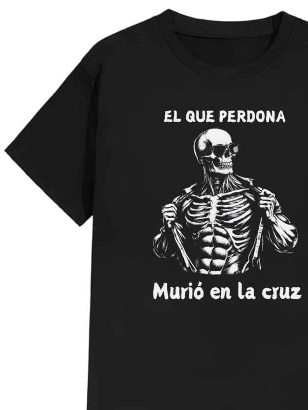 PLAYERA NEGRA CALACAS CHIDAS GYM EL QUE PERDONA