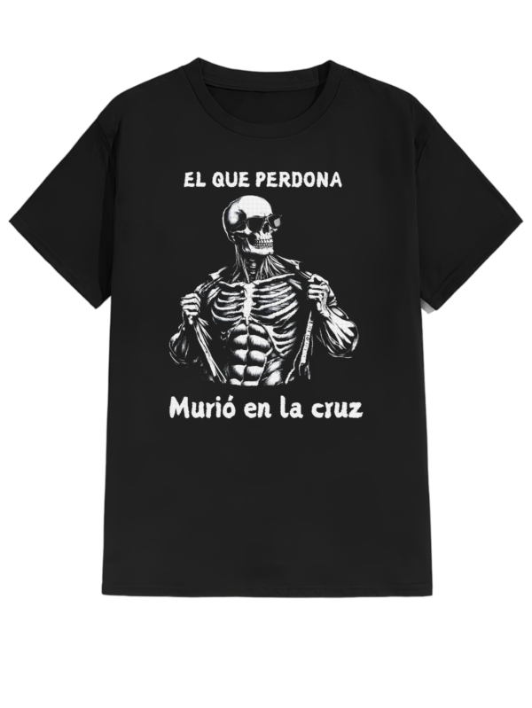 PLAYERA NEGRA CALACAS CHIDAS GYM EL QUE PERDONA