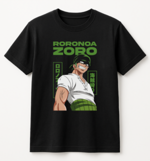 PLAYERA ANIME ONE PIECE RORONOA ZORO UNISEX