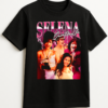 PLAYERA SELENA QUINTANILLA ROSA UNISEX MANGA CORTA