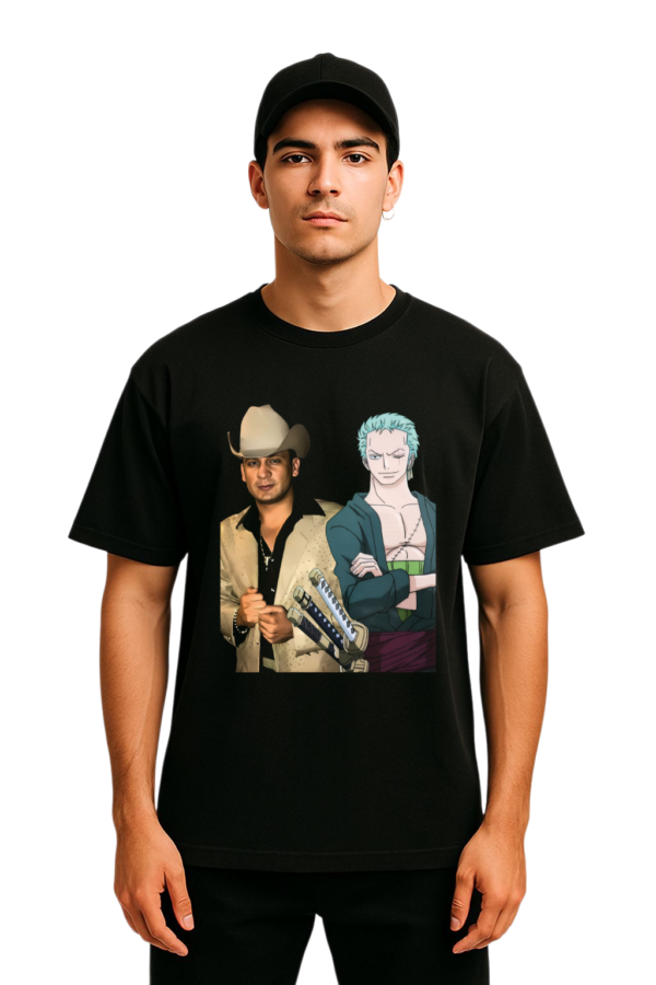 PLAYERA VALENTIN ELIZANDE ZORO MANGA CORTA