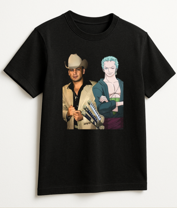 PLAYERA VALENTIN ELIZANDE ZORO MANGA CORTA