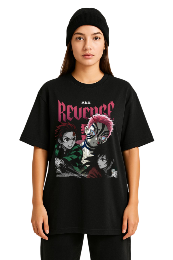 1_20250831_132626_0000 Playera Revenge Demon Slayer |Unisex |Algodón