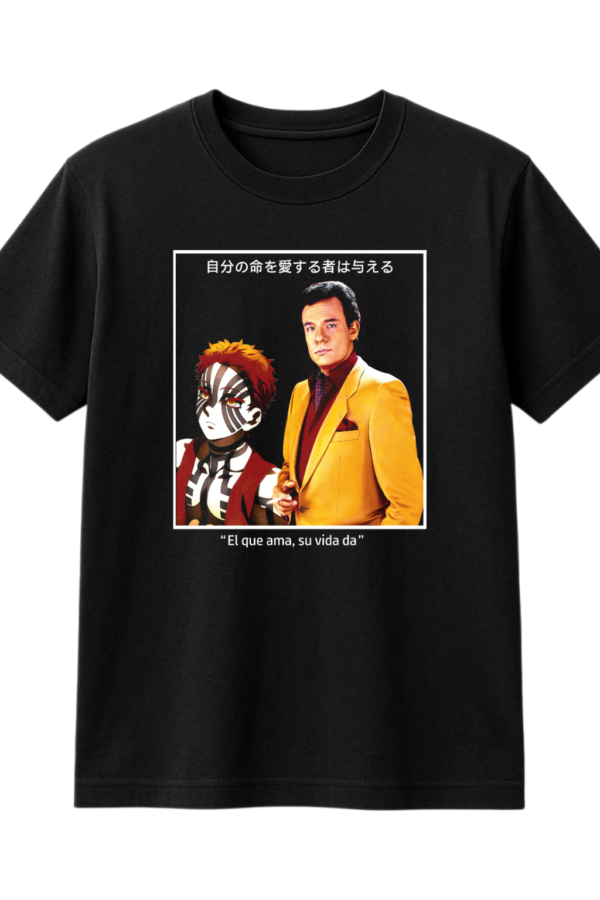 3_20250917_223105_0002 Playera anime Akaza José José | Algodón unisex | Envío México