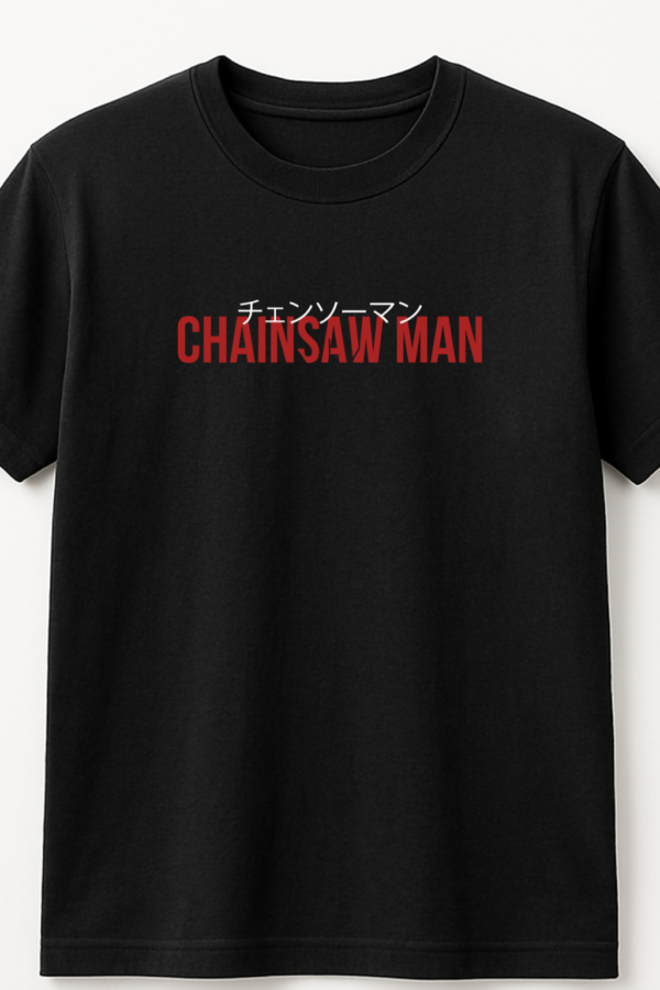 PLAYERA CHAINSAW MAN DENJI RED UNISEX