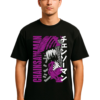 PLAYERA CHAINSAW MAN PURPLE UNISEX